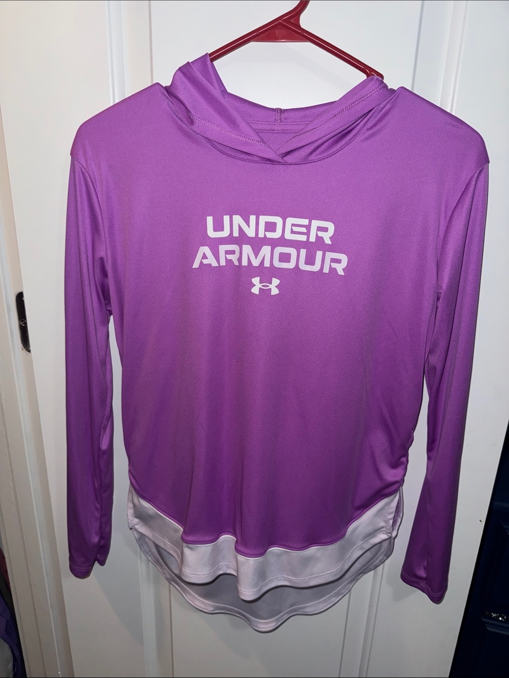 Under Armour Purple Hooded Performance